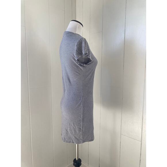Stella Luce Stretch Striped Pullover Mini Dress, Size M - Picture 2 of 4